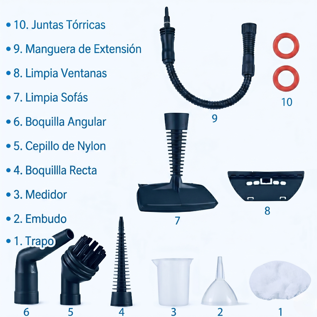 Limpiador a Vapor Multi superficie