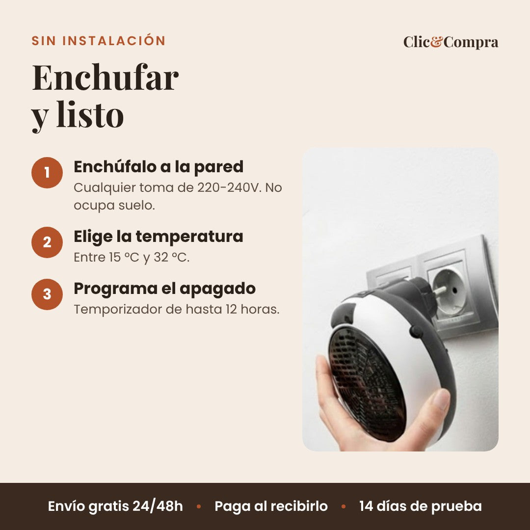 Calefactor portátil H-GO
