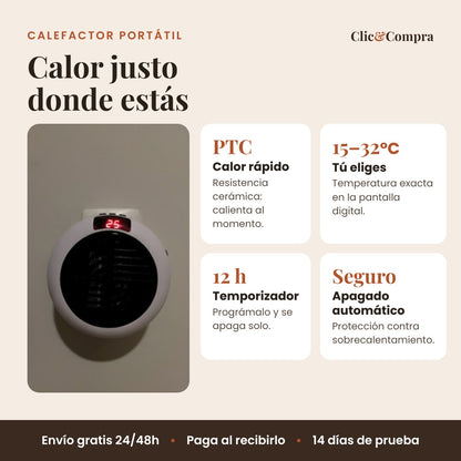 Calefactor portátil H-GO